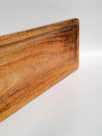 Polished Long Wooden Centerpiece Tray