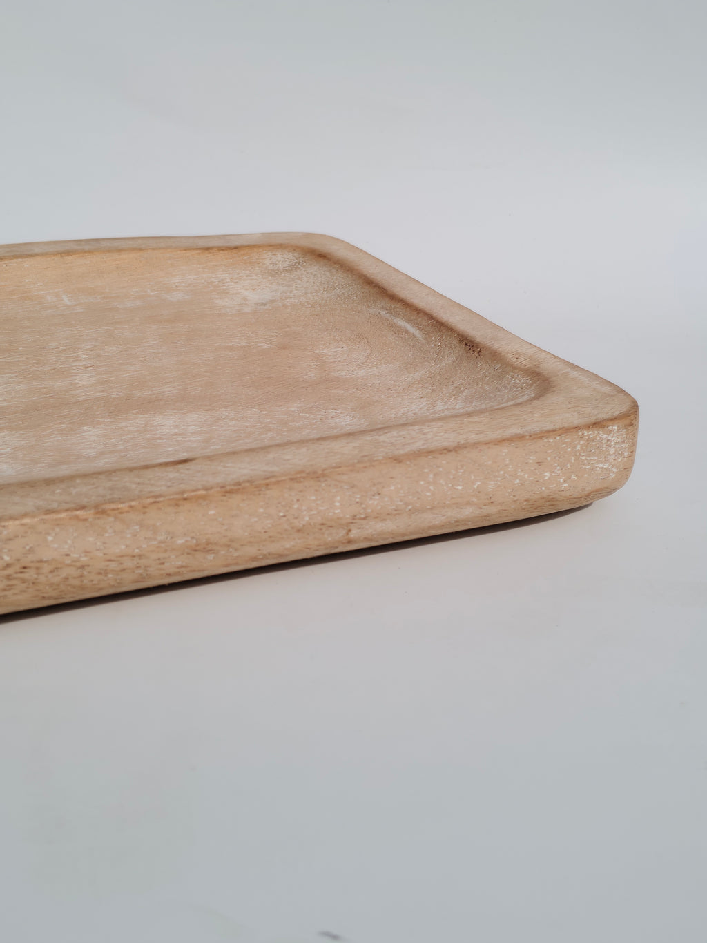 Long Wooden Dough Bowl Tray