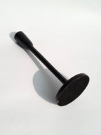 Urban Elegance Black Cast Iron Candlestick Holder