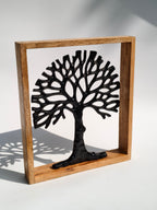 Handcrafted Tree of Life Wooden Frame Décor