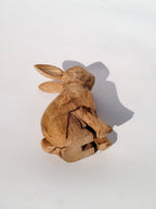 Wooden Sitting Bunny