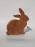 Wooden Bunny Decor