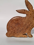 Wooden Bunny Decor