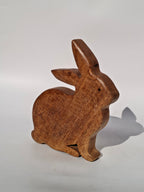 Wooden Bunny Decor