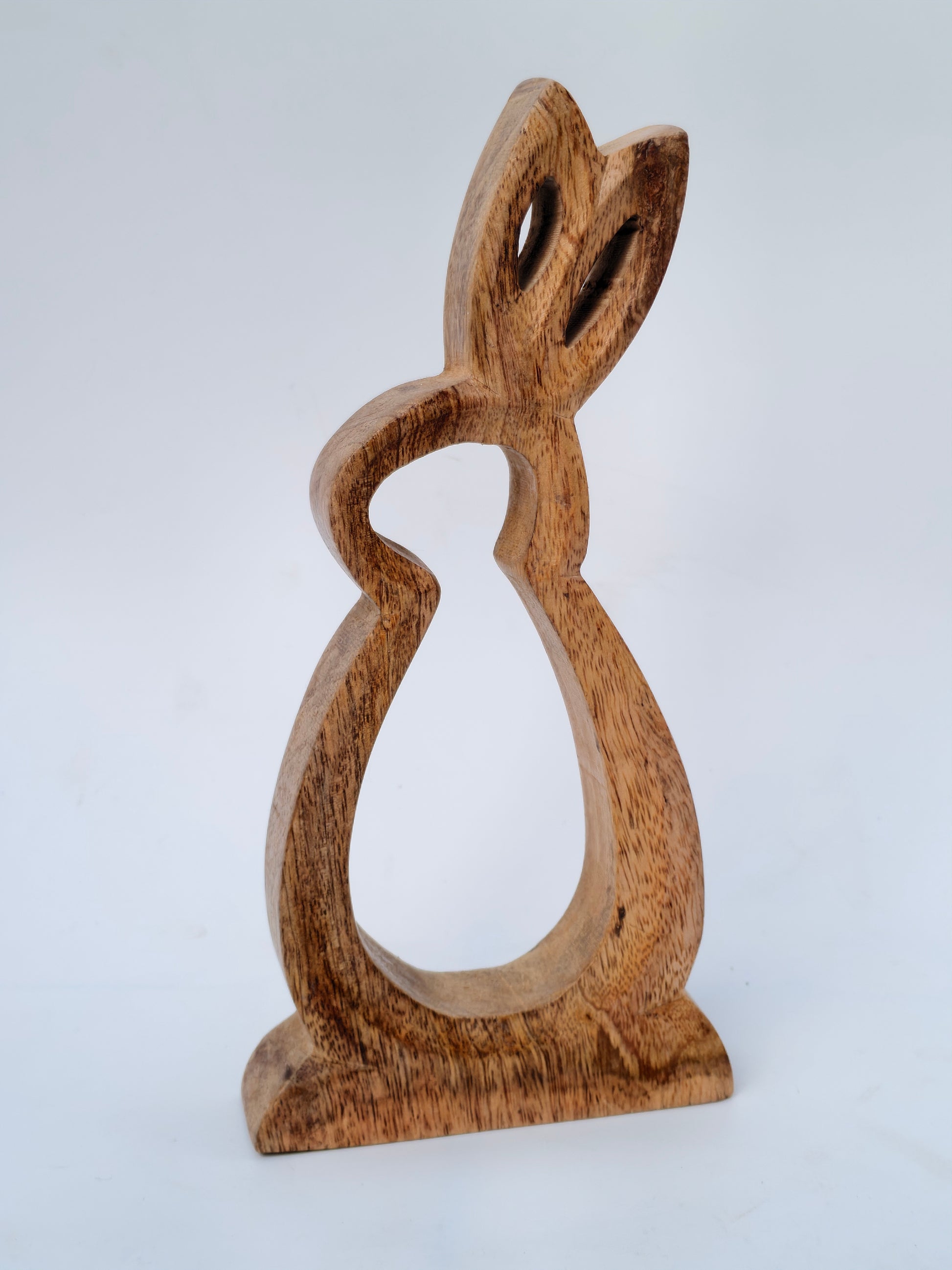 Handcrafted Wooden Bunny Silhouette