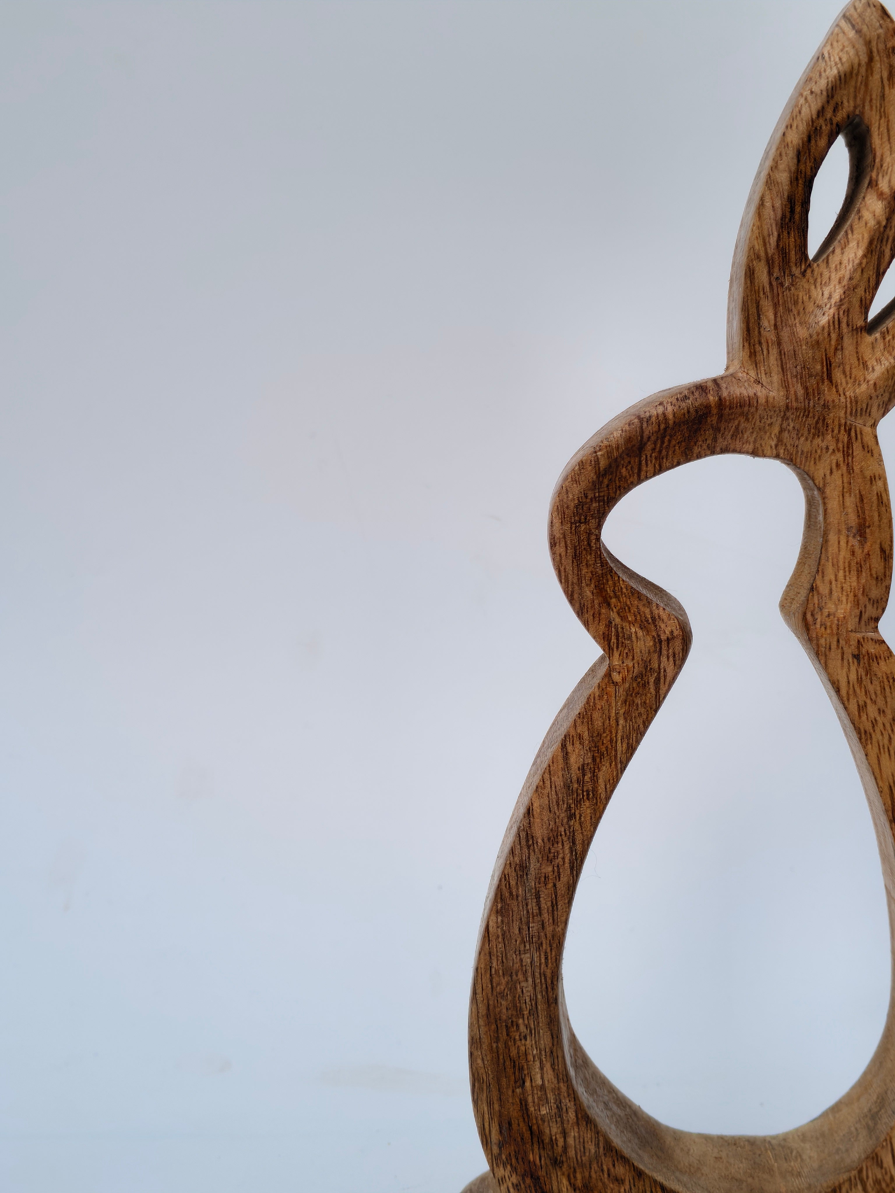 Wooden Bunny Silhouette