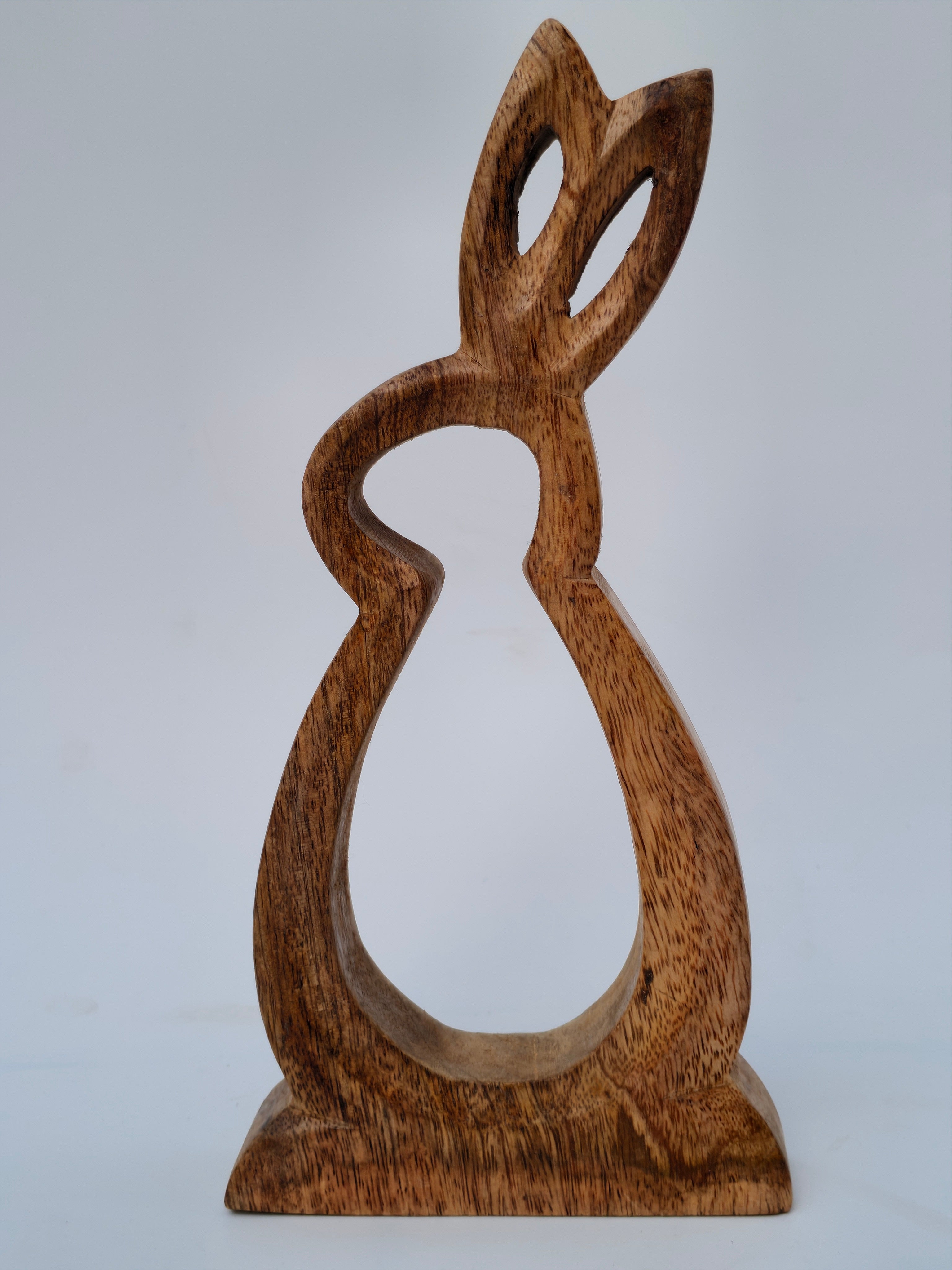 Wooden Bunny Silhouette