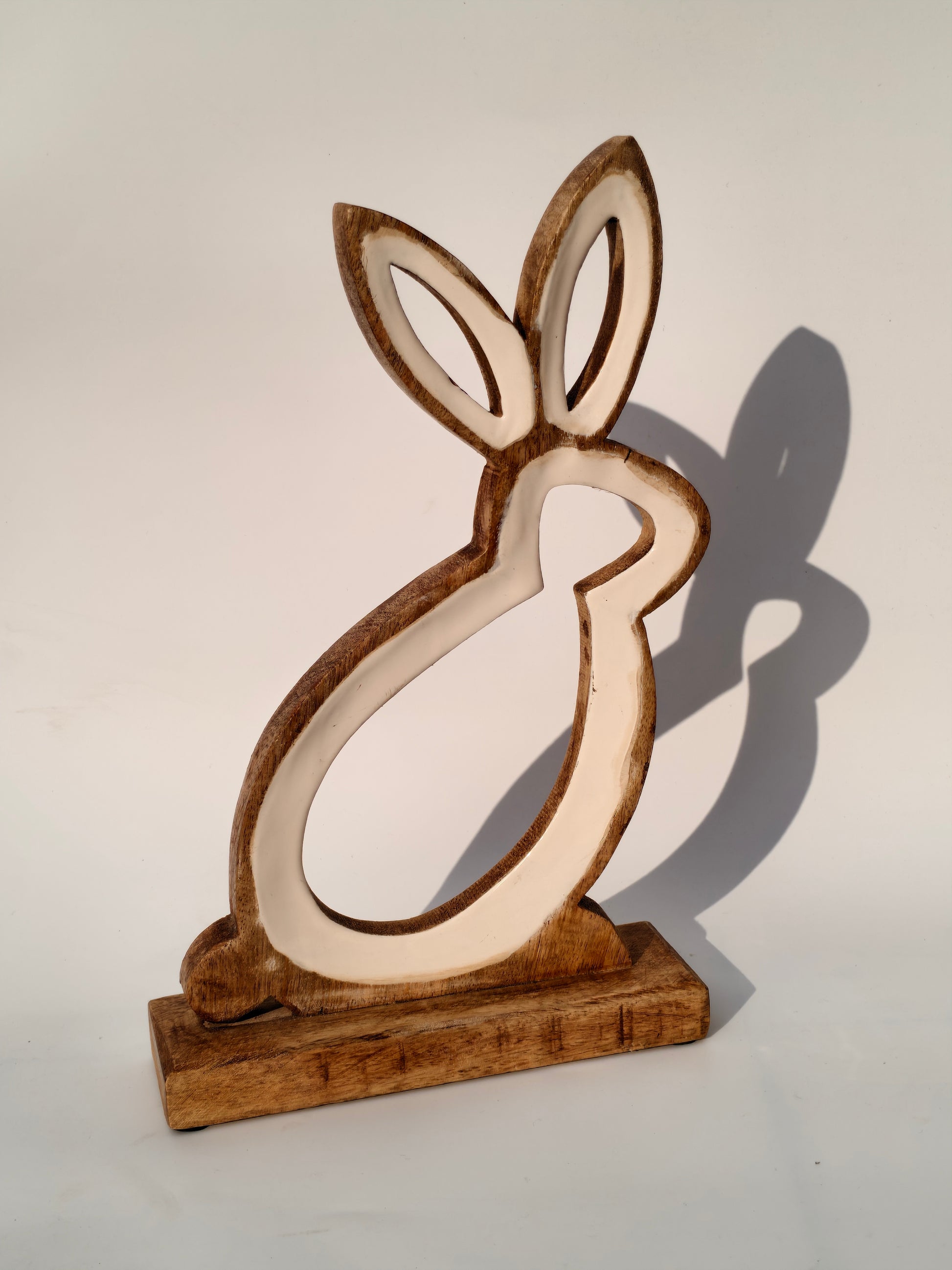 Handcrafted Wooden Bunny Décor