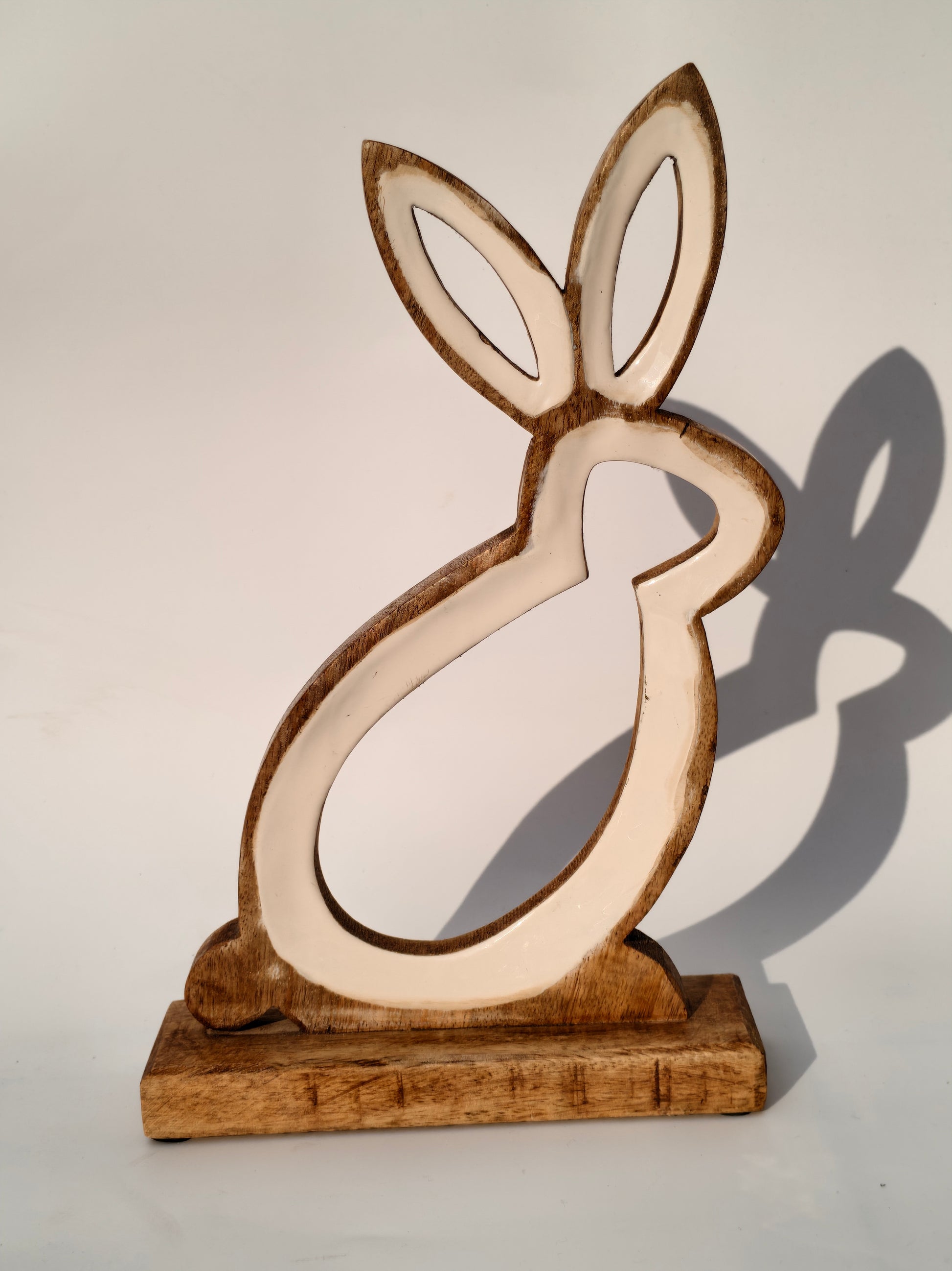 Handcrafted Wooden Bunny Décor