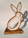 Wooden Bunny Décor