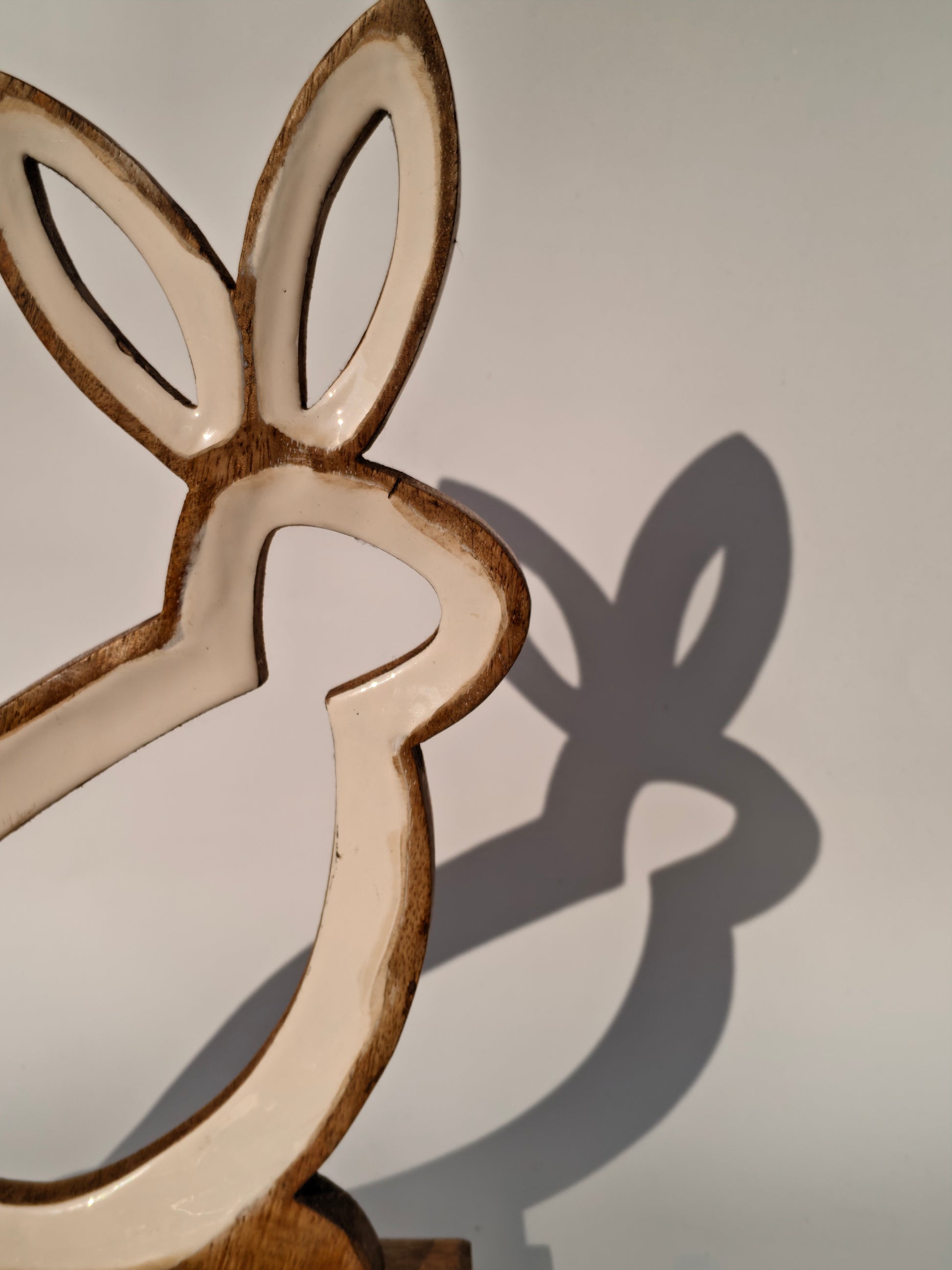 Handcrafted Wooden Bunny Décor