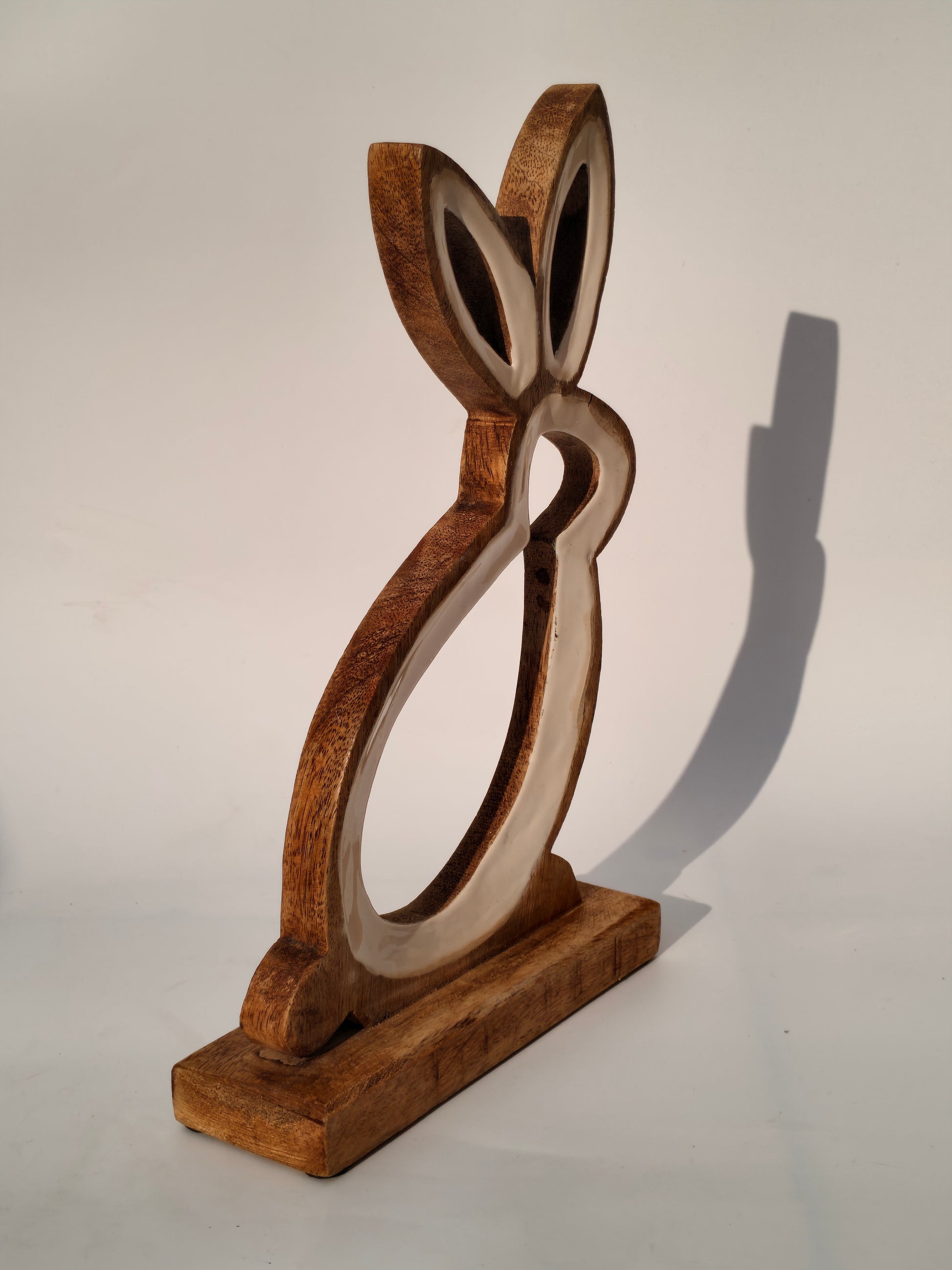 Handcrafted Wooden Bunny Décor