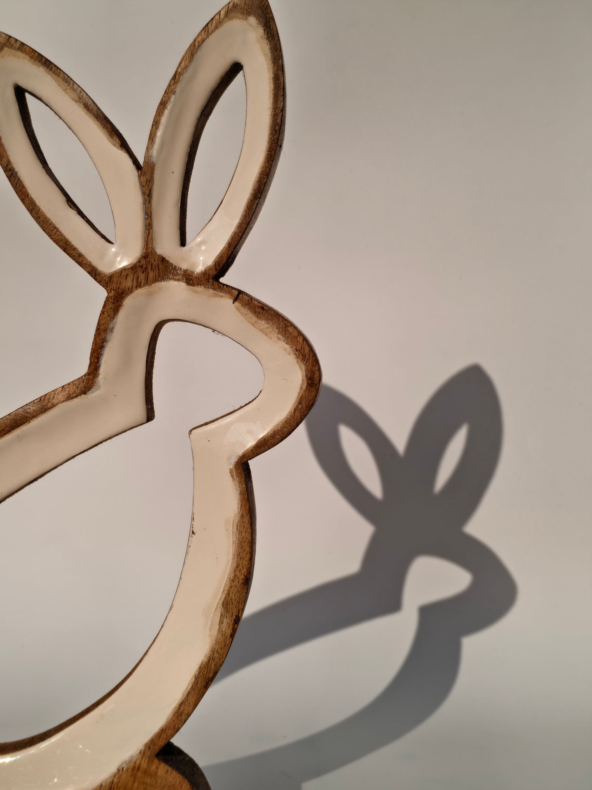 Handcrafted Wooden Bunny Décor