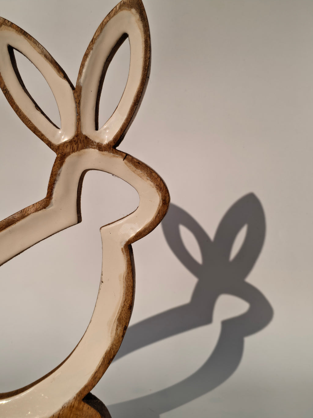 Handcrafted Wooden Bunny Décor