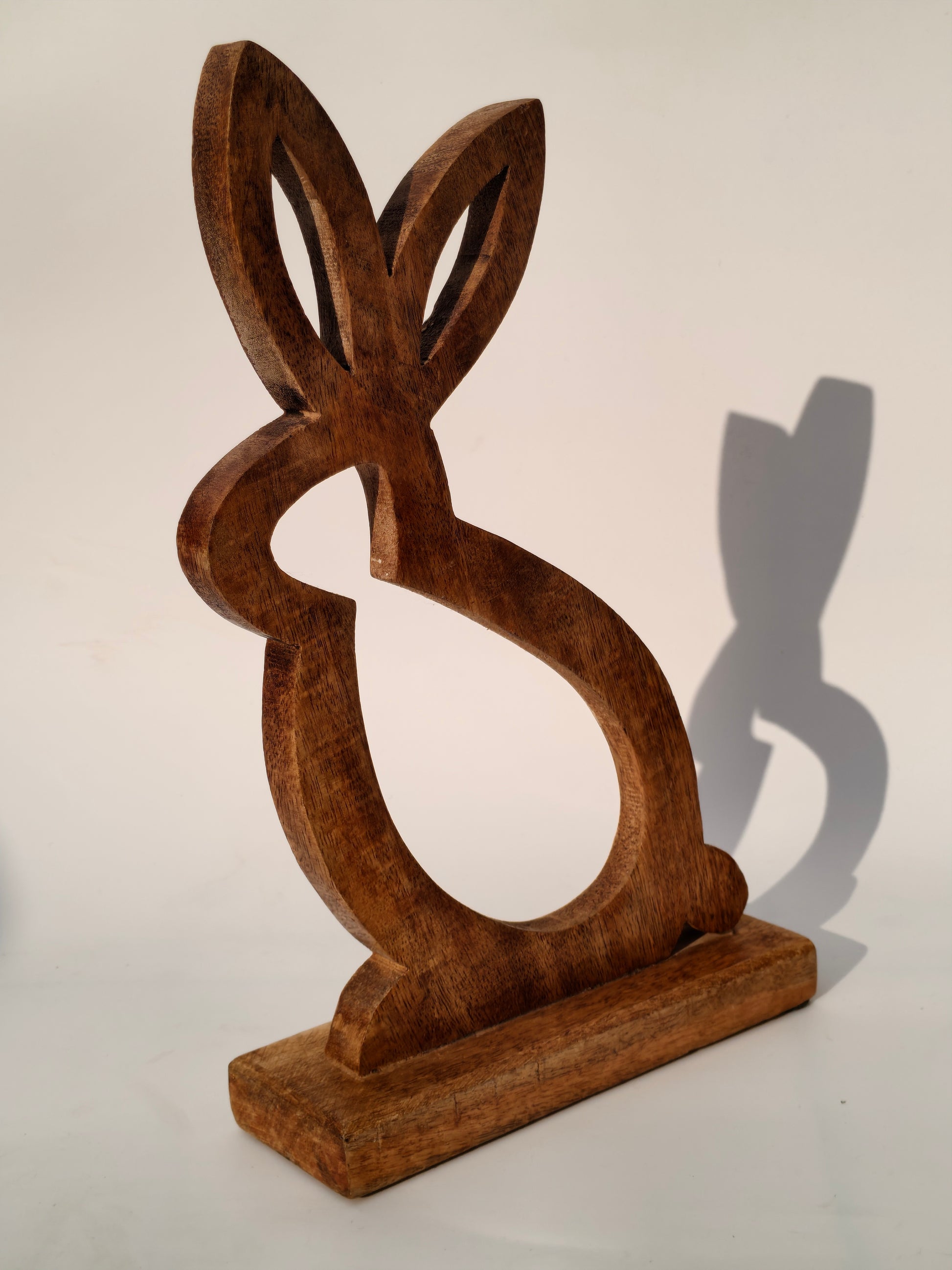 Handcrafted Wooden Bunny Décor