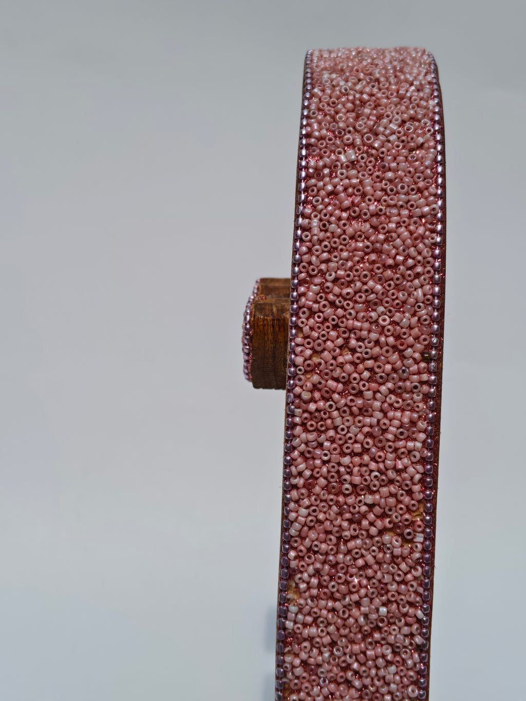 Handcrafted Wooden Ghost Decor with Pink Glitter Accents| Spooky Cute Decoration