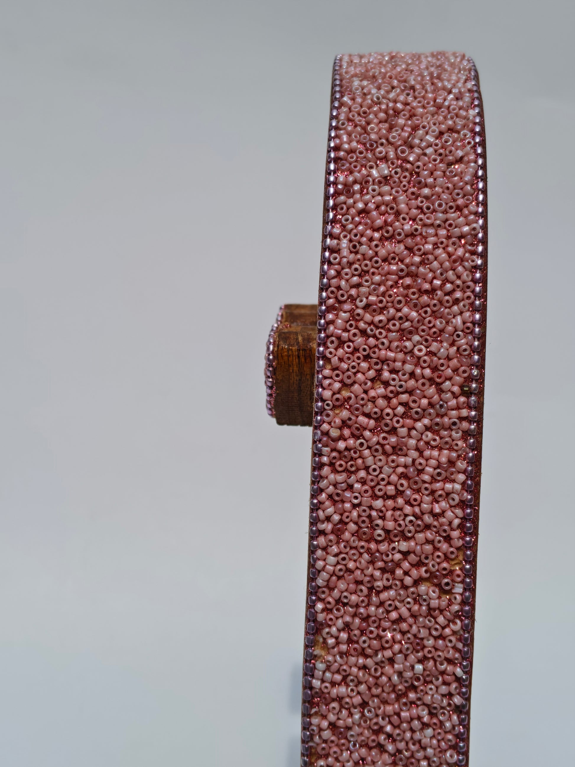 Handcrafted Wooden Ghost Decor with Pink Glitter Accents| Spooky Cute Decoration