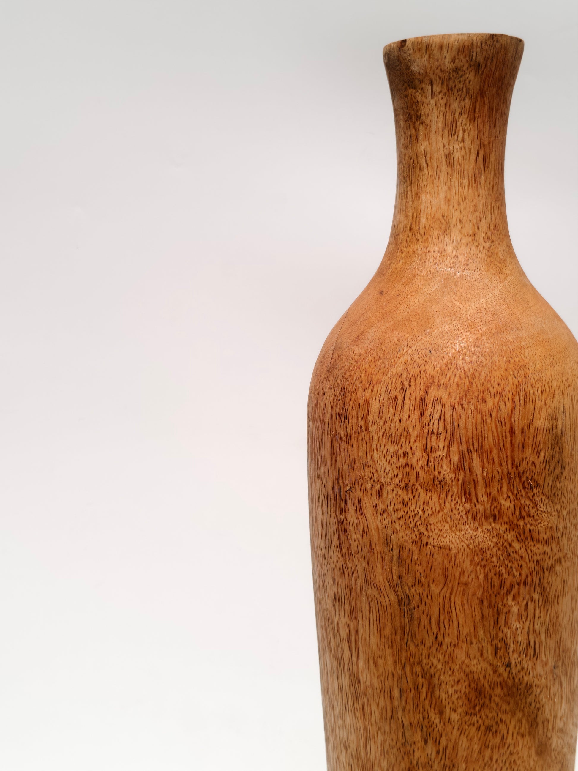 Handcrafted Wooden Floor Candle Stand for Home Decor
