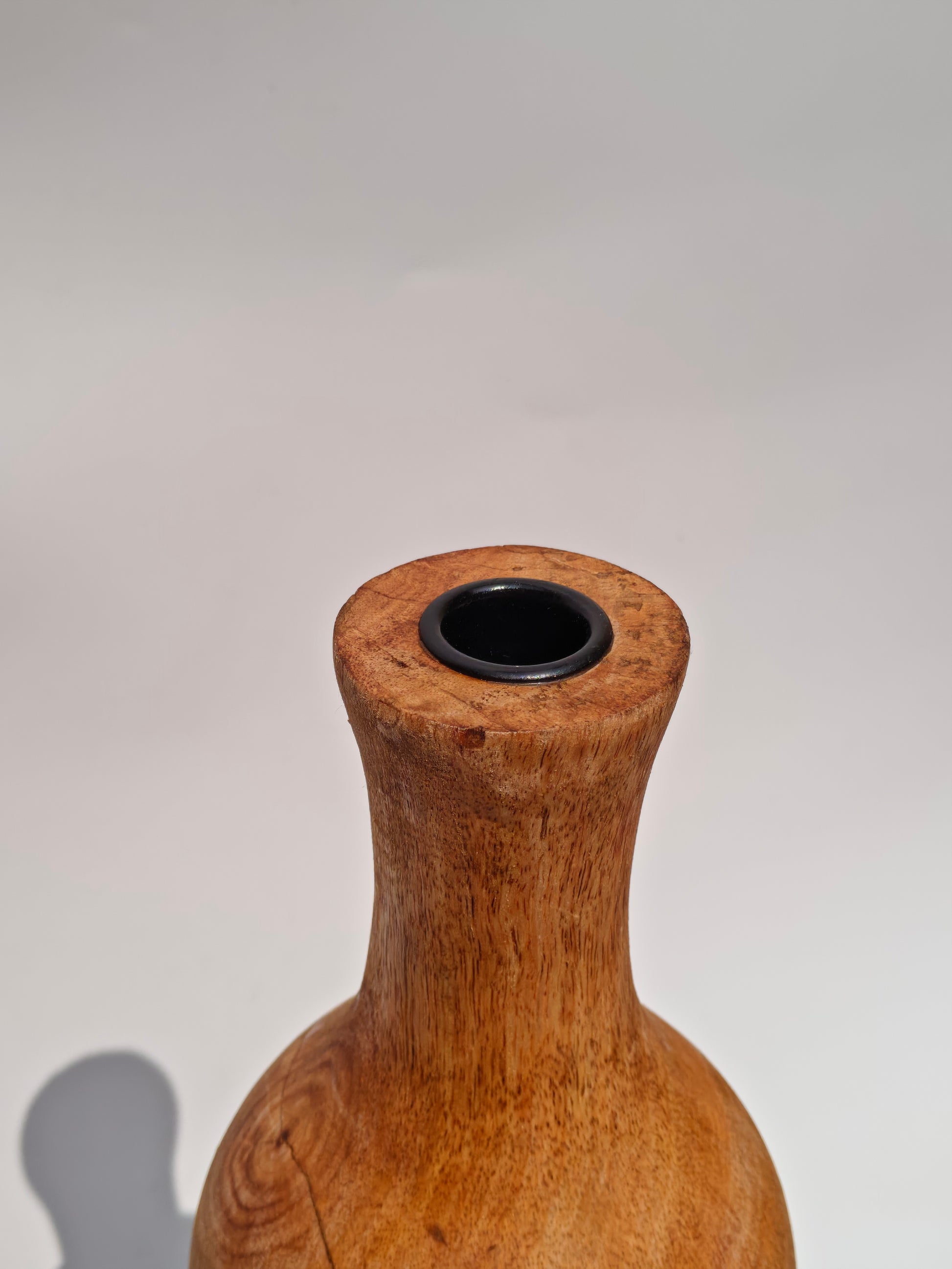 Handcrafted Wooden Floor Candle Stand for Home Decor