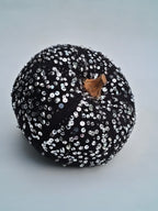 Black Sequin Pumpkin Décor