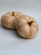 Handcrafted Fabric Pumpkin – Rustic Beige Home Décor