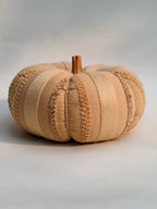Handcrafted Fabric Pumpkin – Rustic Beige Home Décor