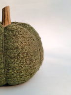 Handcrafted Pumpkin Décor – Olive Green