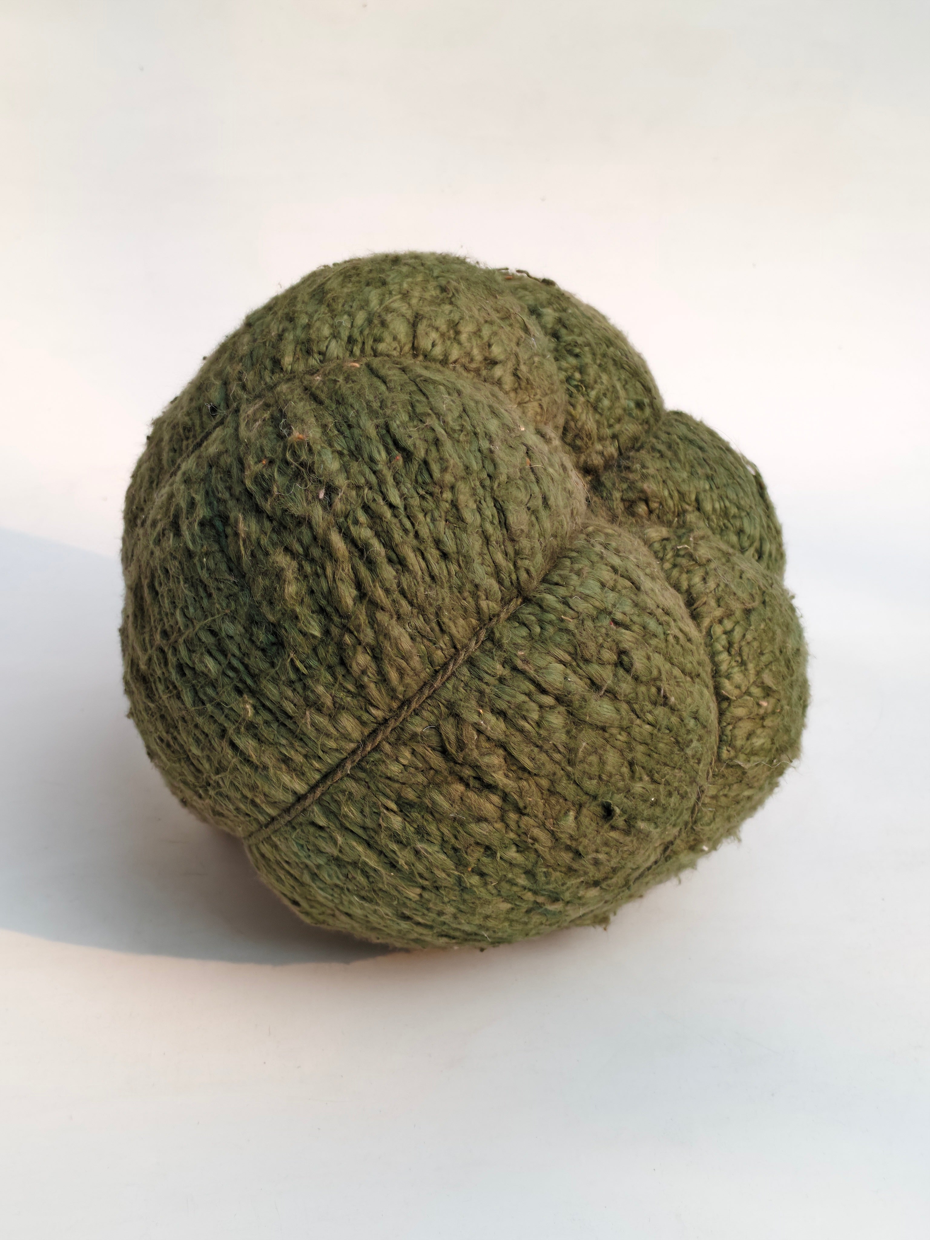 Handcrafted Pumpkin Décor – Olive Green