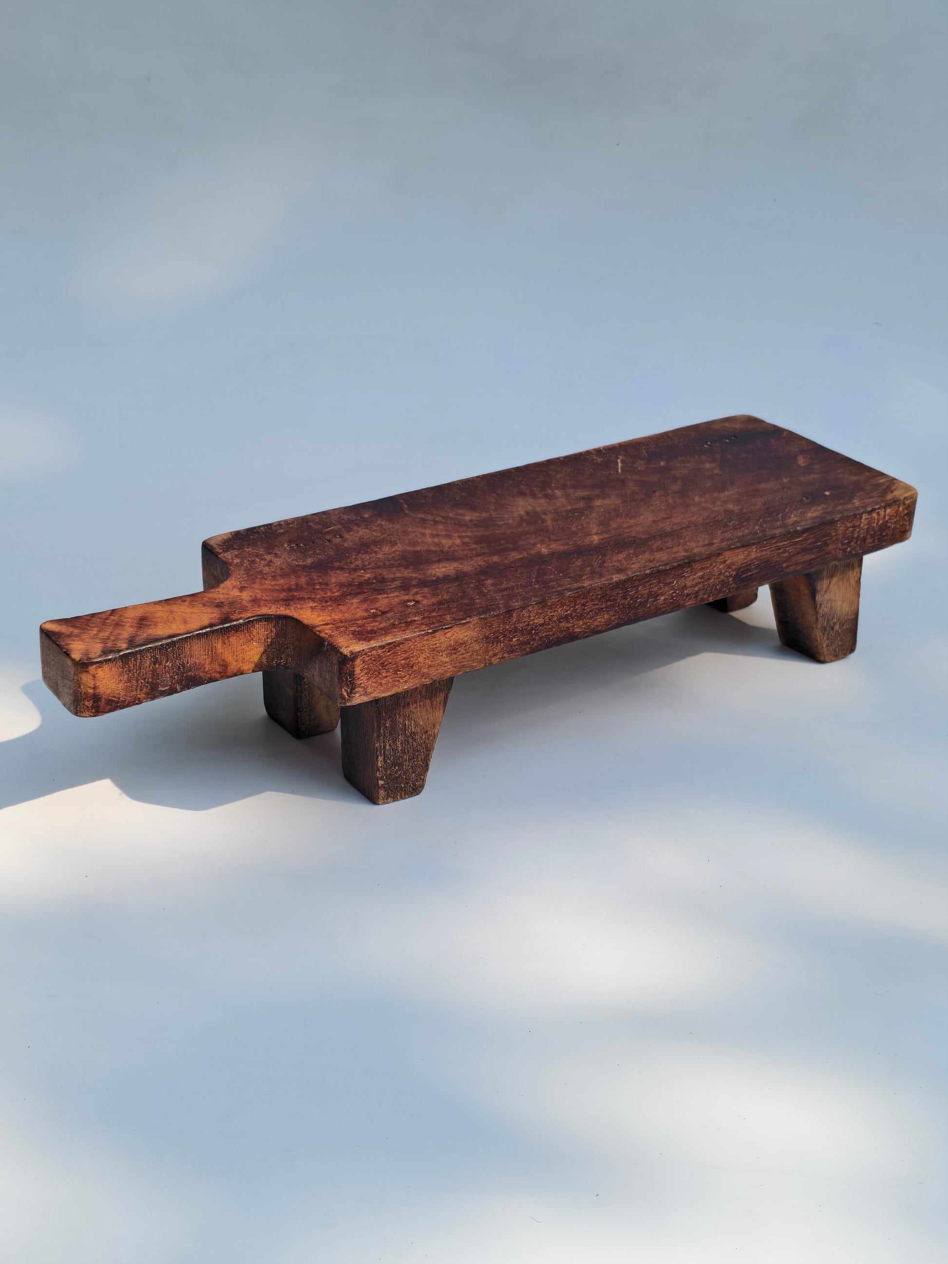 Rustic Wooden Serving & Charcuterie Board with Handle