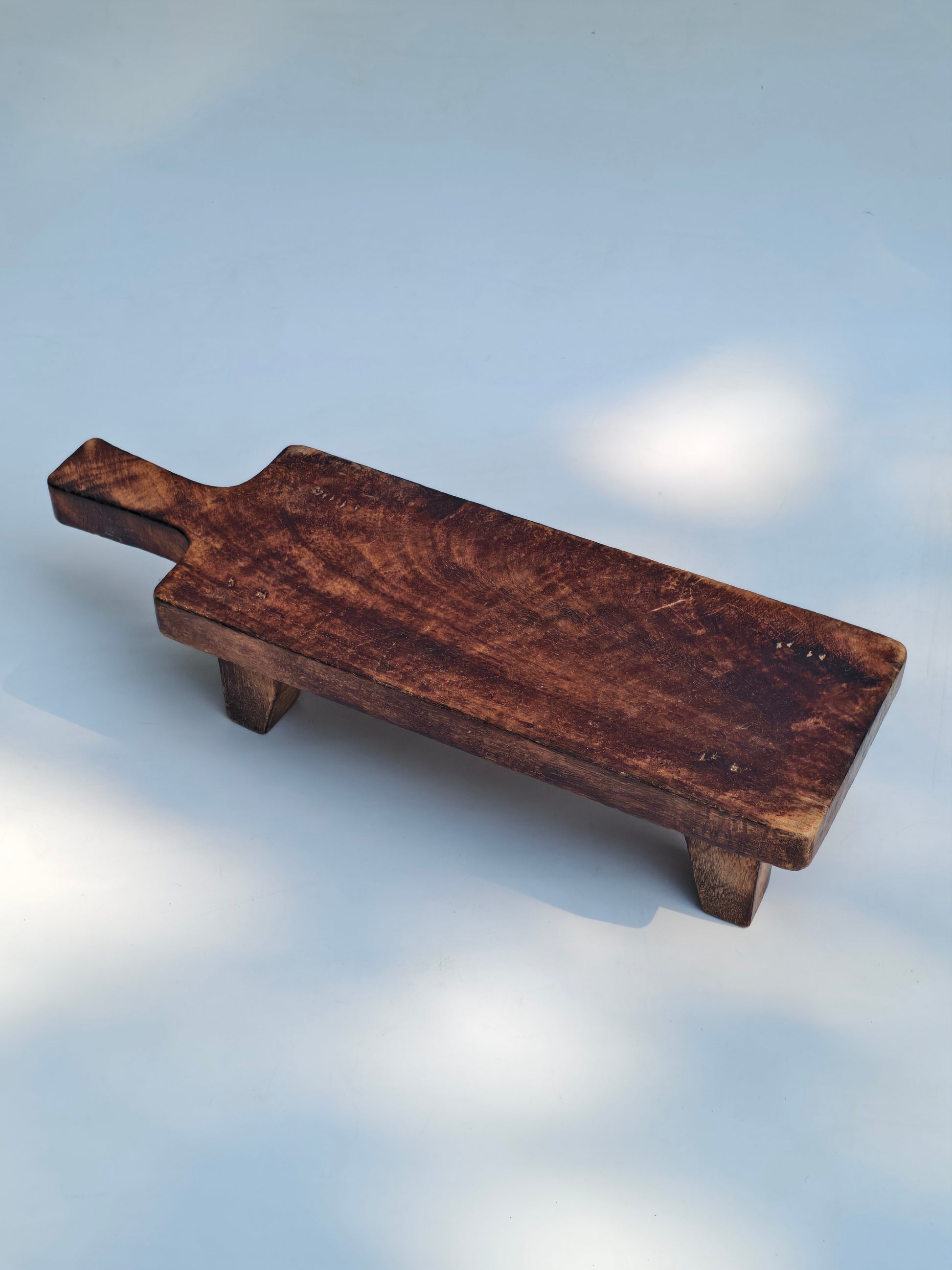Rustic Wooden Serving & Charcuterie Board with Handle