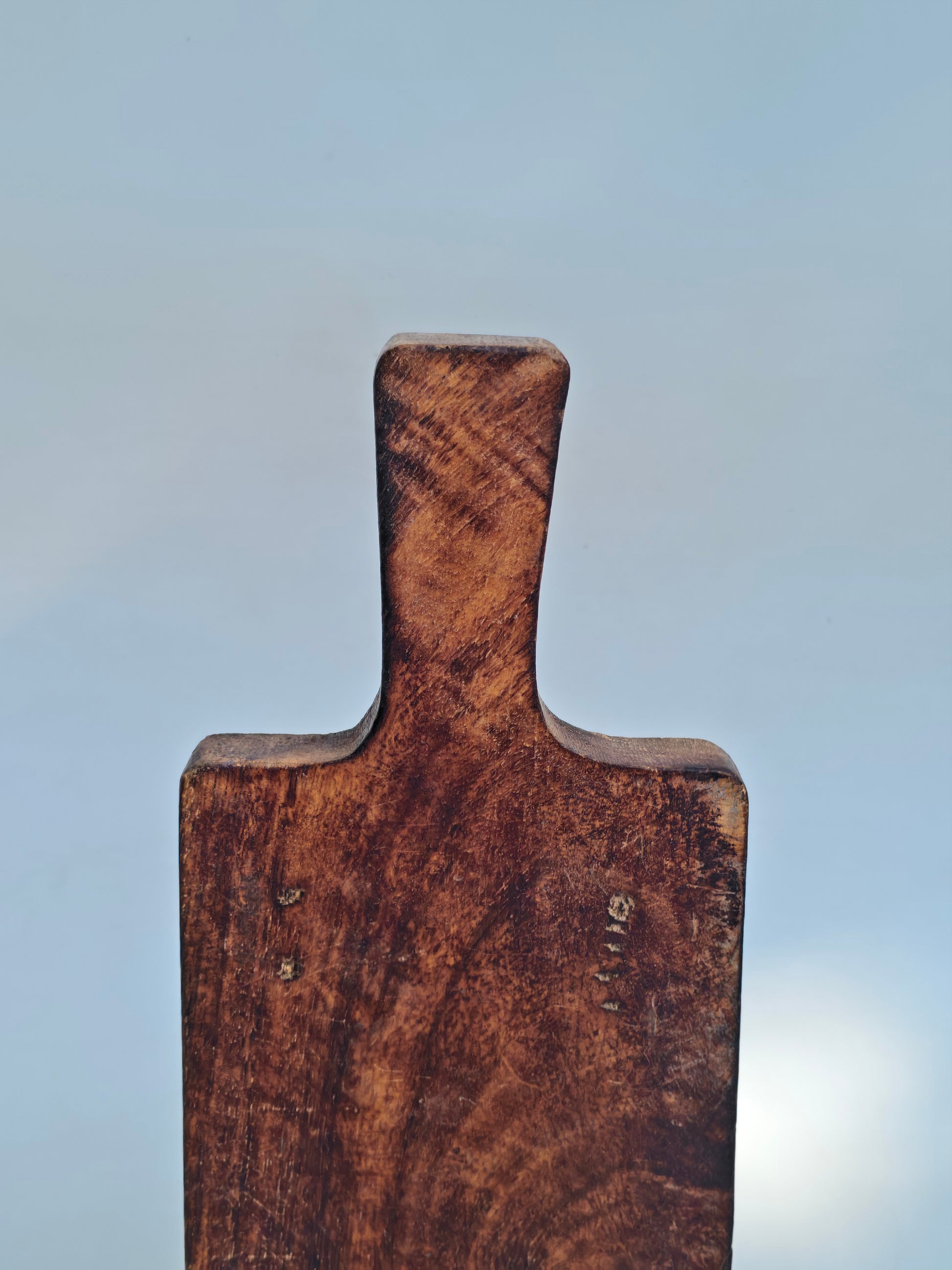 Rustic Wooden Serving & Charcuterie Board with Handle