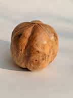 Hand-Carved Wood Decorative Sphere