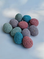 Pastel Beaded Easter Eggs