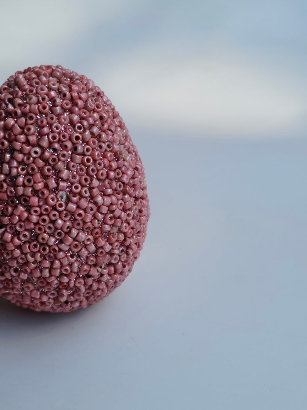 Pastel Beaded Easter Eggs