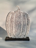 Splatter-Cut Pumpkin Silhouette