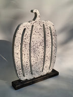 Splatter-Cut Pumpkin Silhouette