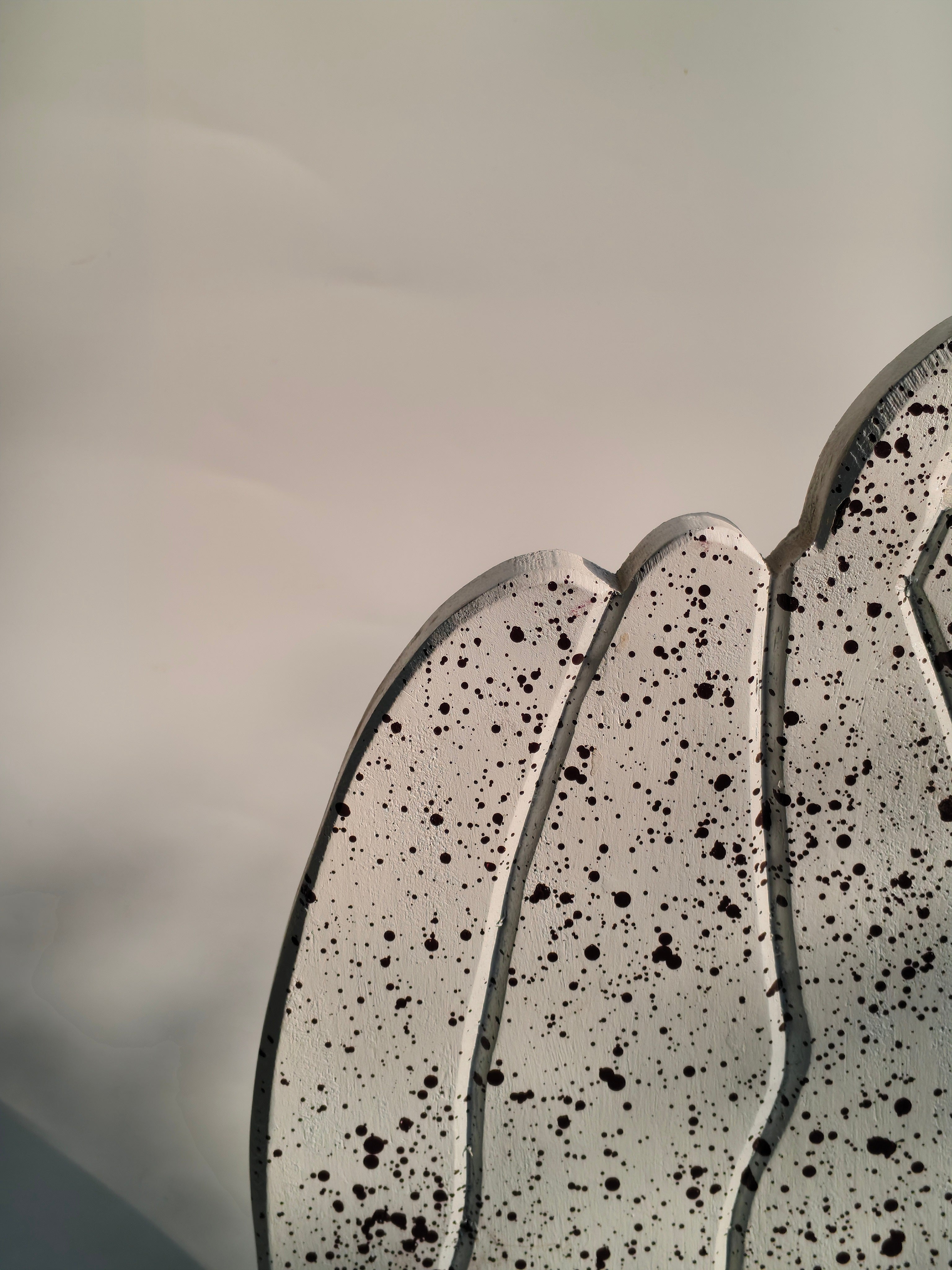 Monochrome Splatter Pumpkin Decor – Modern Fall Accent