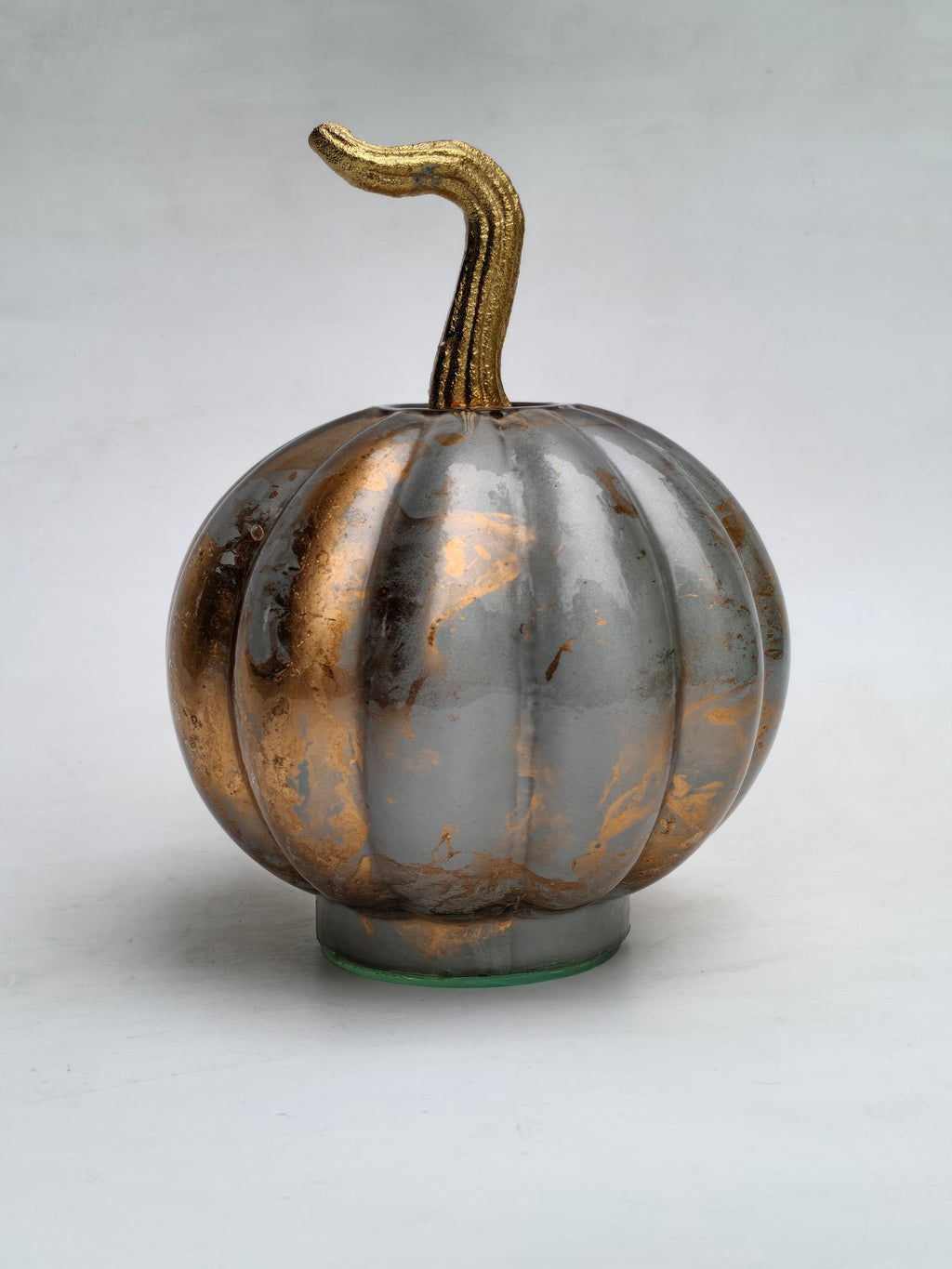 Gold & Silver Pumpkin Decor