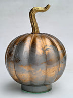 Gold & Silver Pumpkin Decor