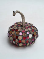 Mosaic Pumpkin Decorative Accent