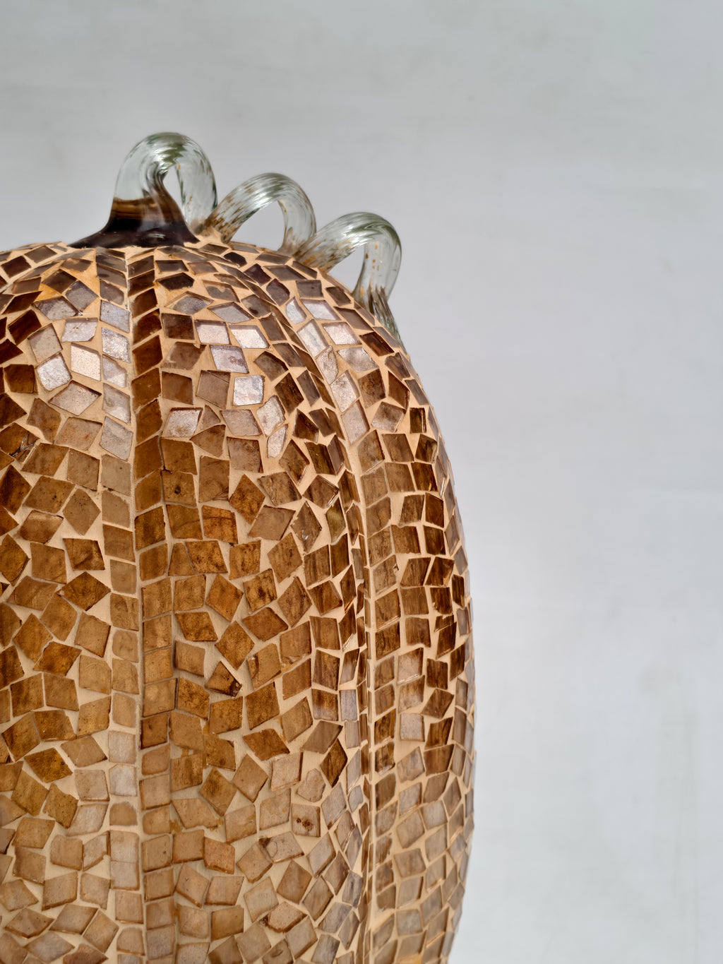 Mosaic Glass Pumpkin