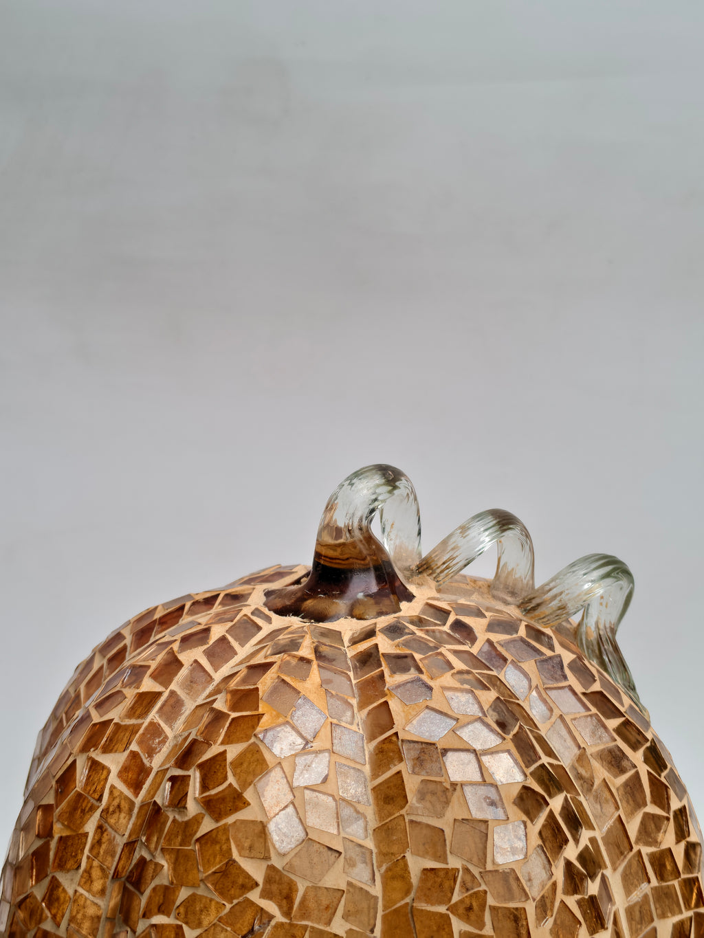 Mosaic Glass Pumpkin