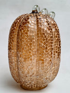 Mosaic Glass Pumpkin