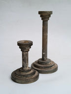 Vintage Glass Holder Pair