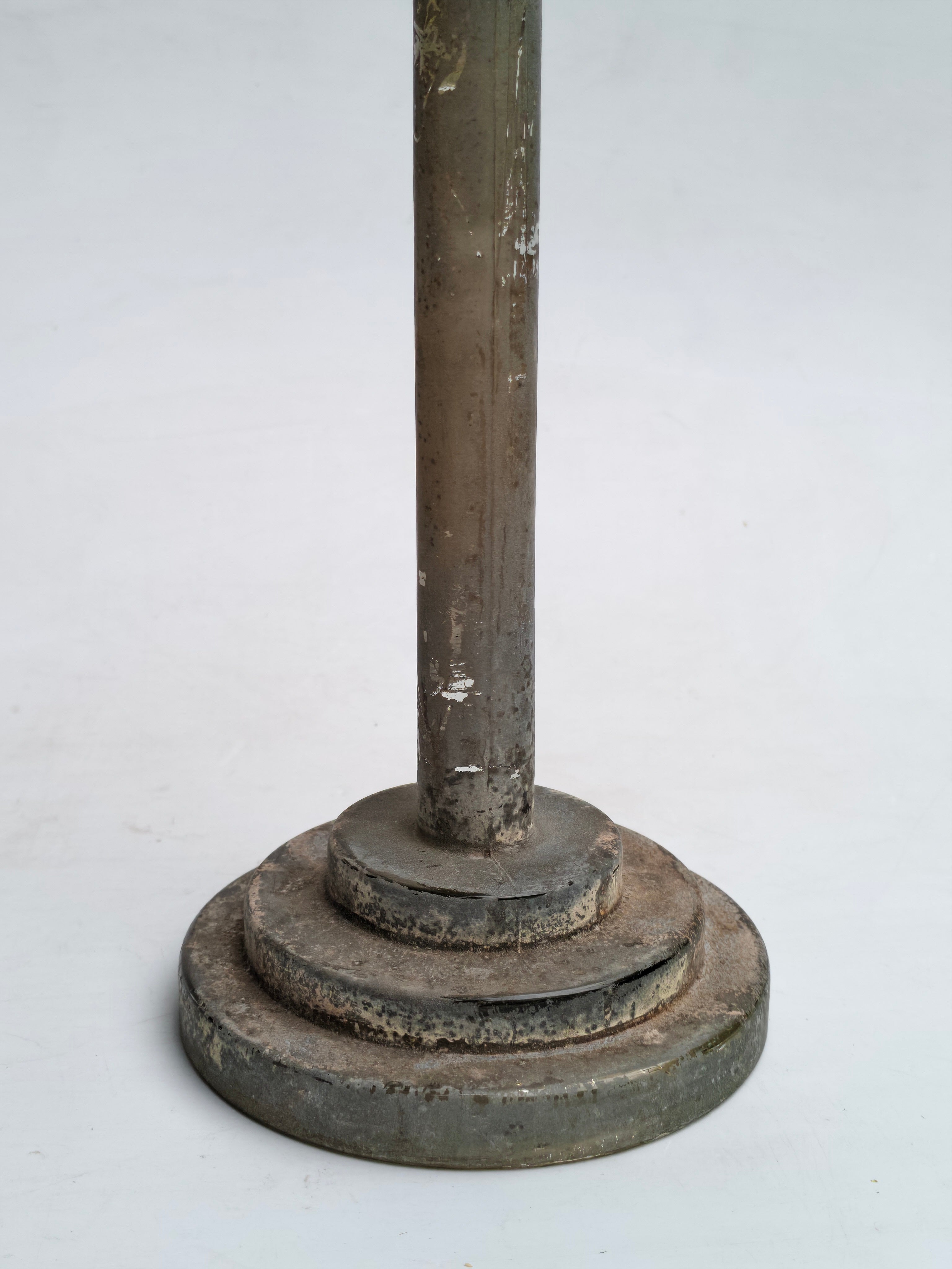 Vintage Glass Holder Pair – Rustic Distressed Finish