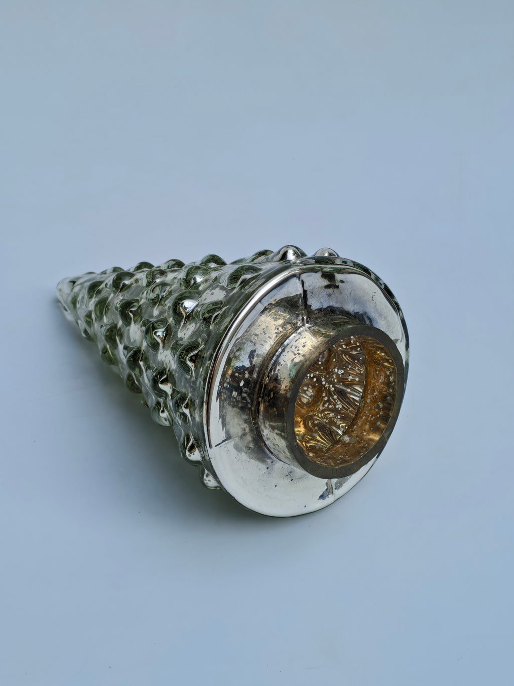Mercury Glass Christmas Tree LED Décor
