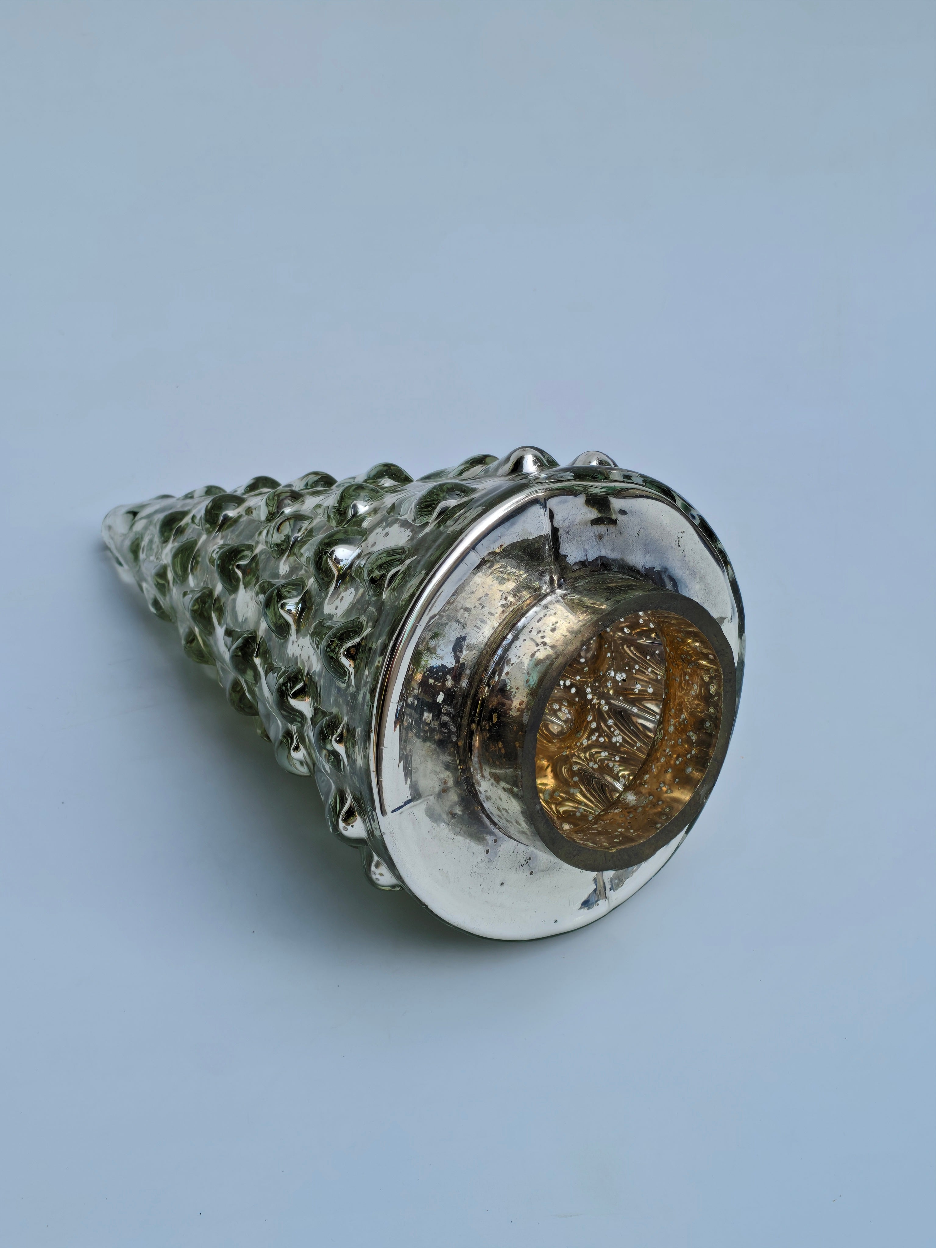 Mercury Glass Christmas Tree LED Décor