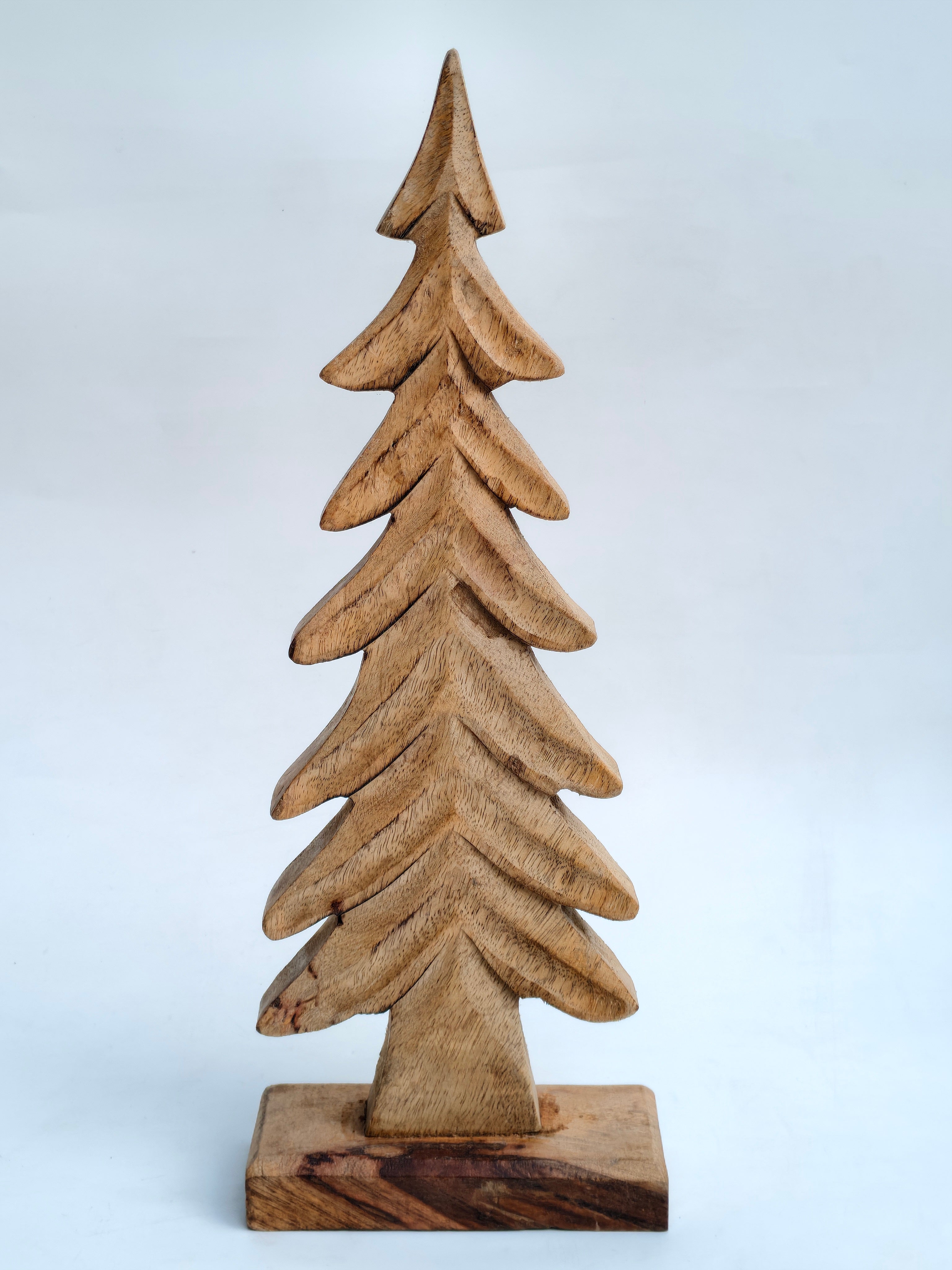 Handcrafted Wooden Christmas Tree Décor –  Rustic Holiday Accent