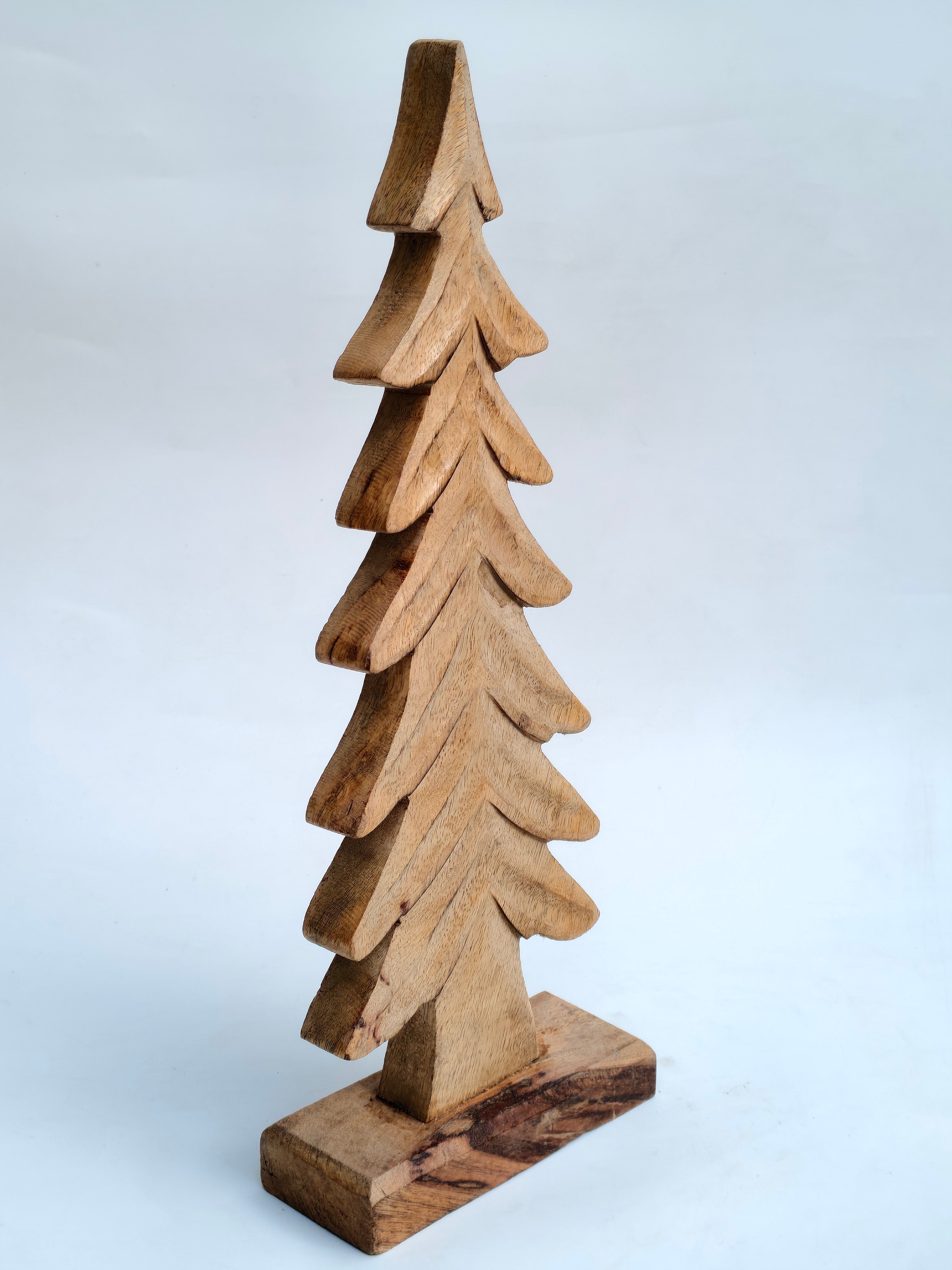 Handcrafted Wooden Christmas Tree Décor –  Rustic Holiday Accent