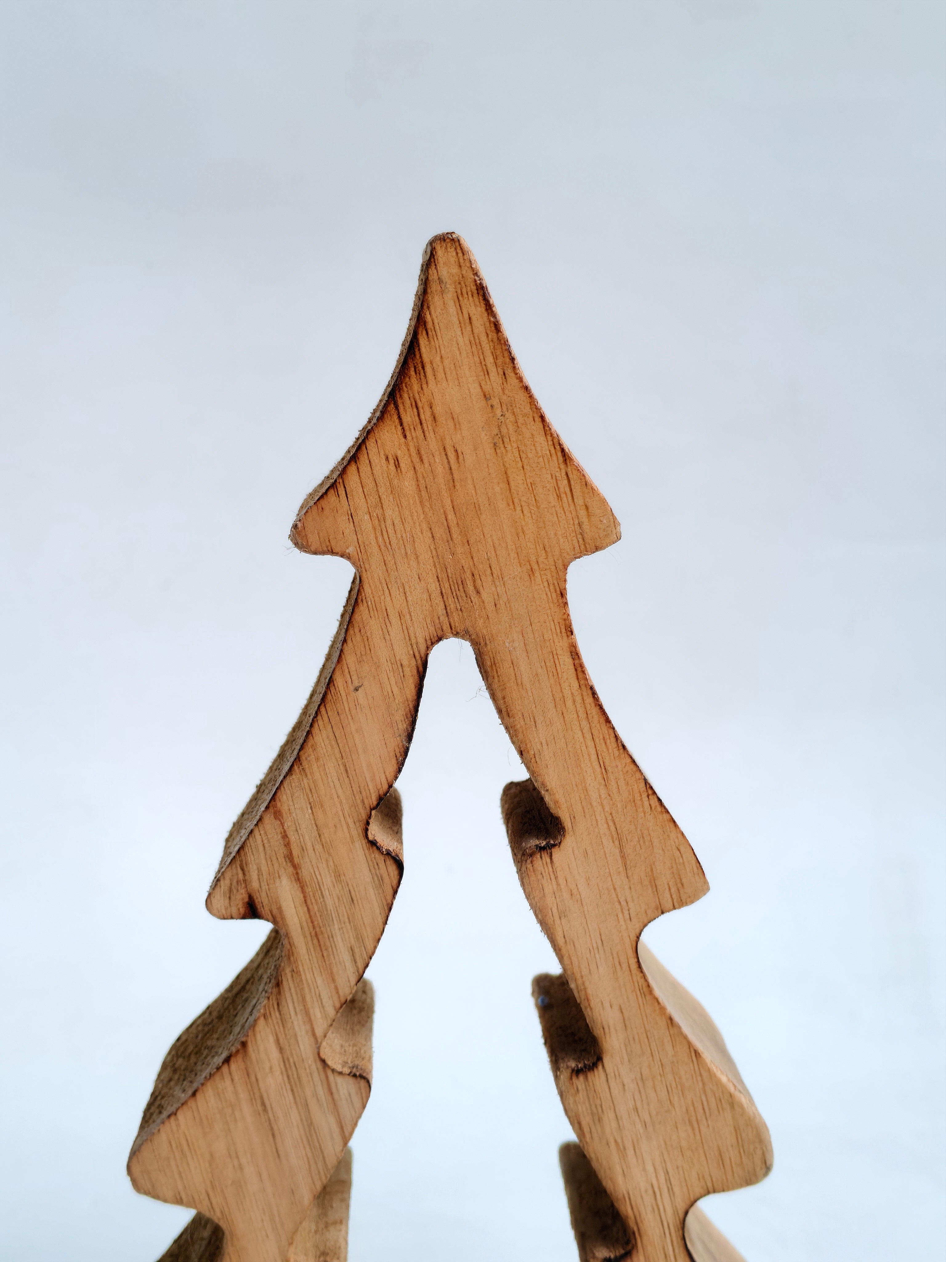 Handcrafted Hollow Wooden Christmas Tree Décor
